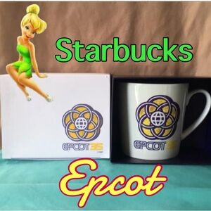 🆕 Epcot 35th Anniversary Starbucks Mug WDW